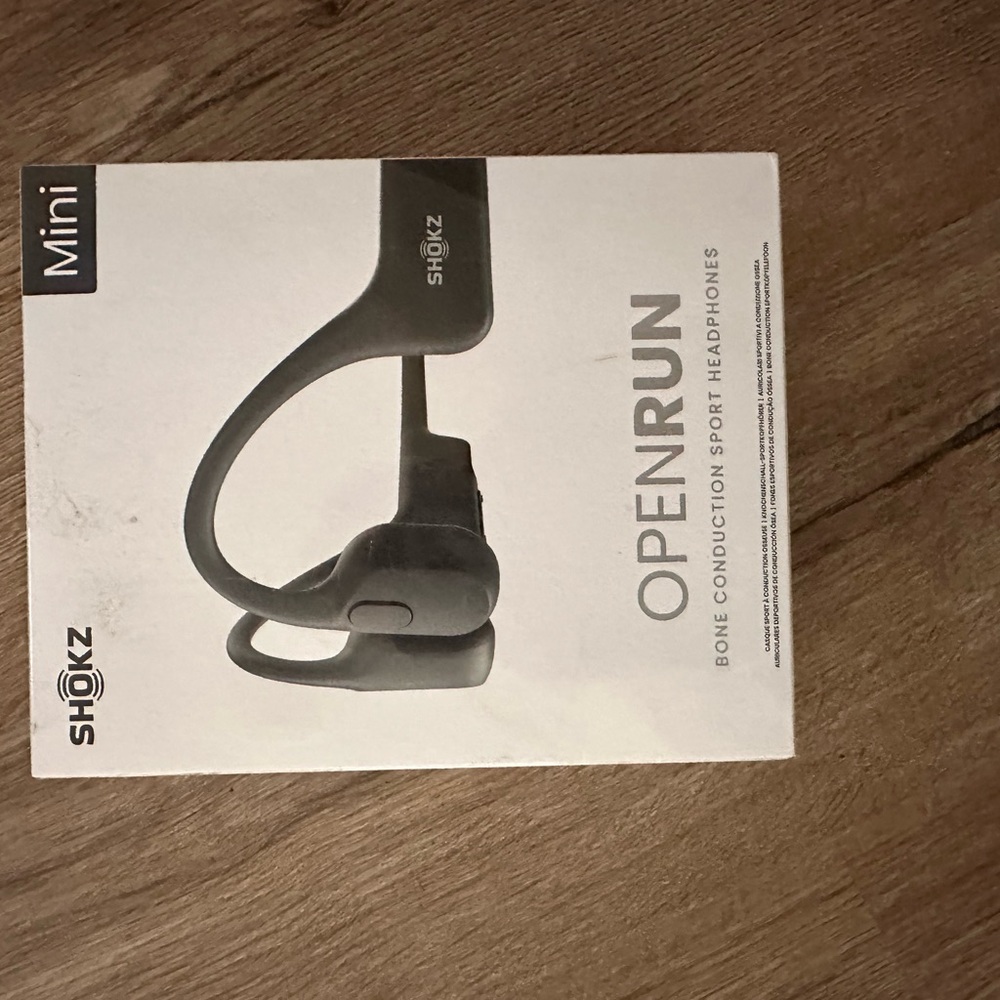 Shokz OpenRun Mini Bone Conduction Sport Headphones - Black